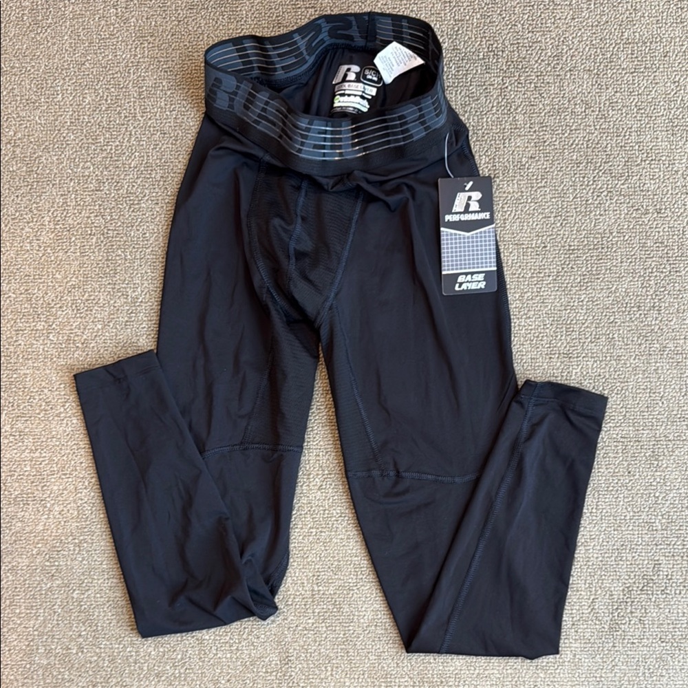Russell Men's Performance Base layer Thermal Pants  Size Small 28-30